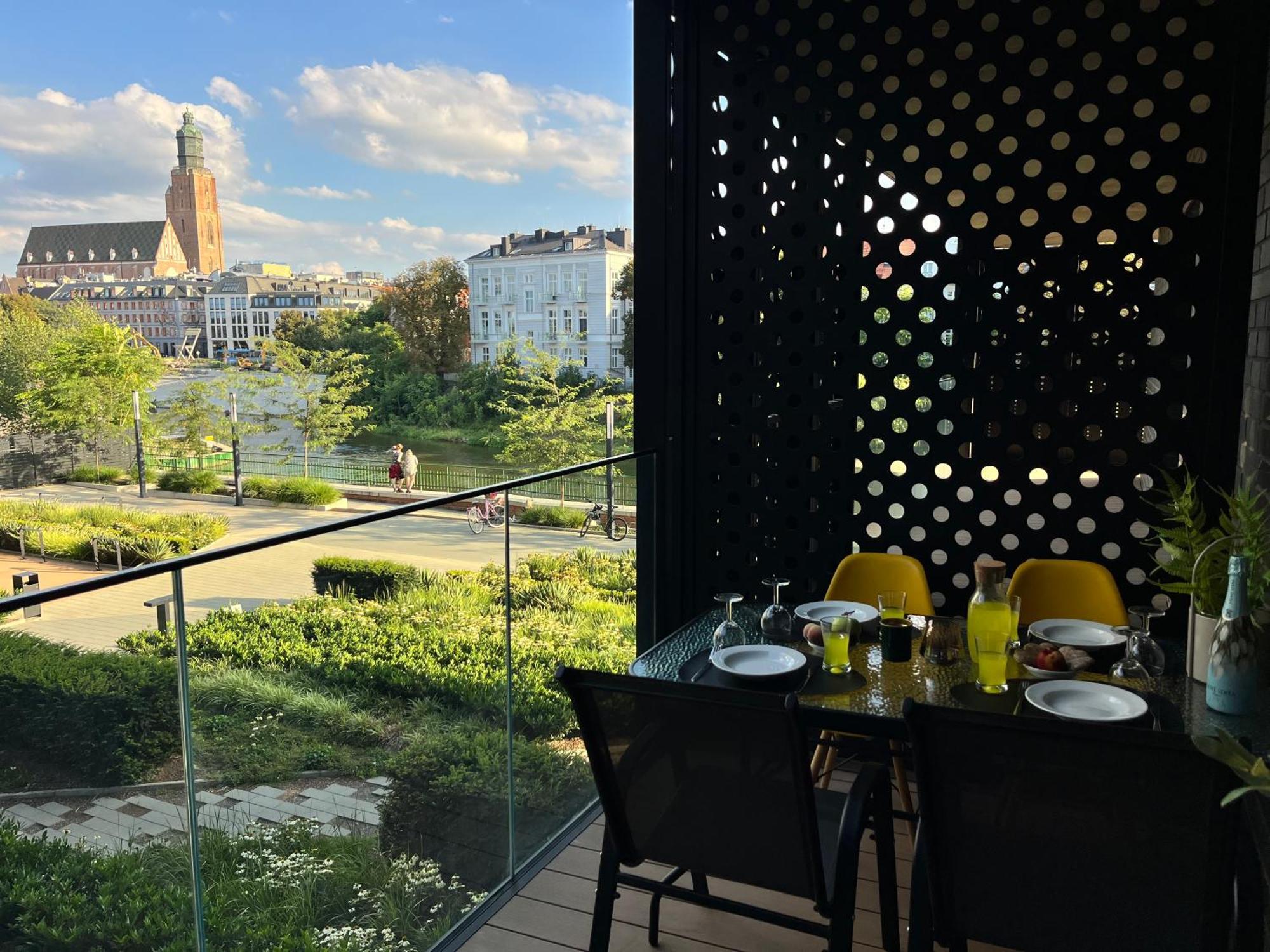 Apartament Z Tarasem I Widokiem Na Rzeke Wroapart-Pl - Apartment With Terrace And River View Wroapart Wrocław Buitenkant foto